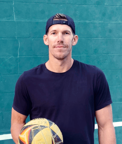 Kyle, founder of Wall Volleyball